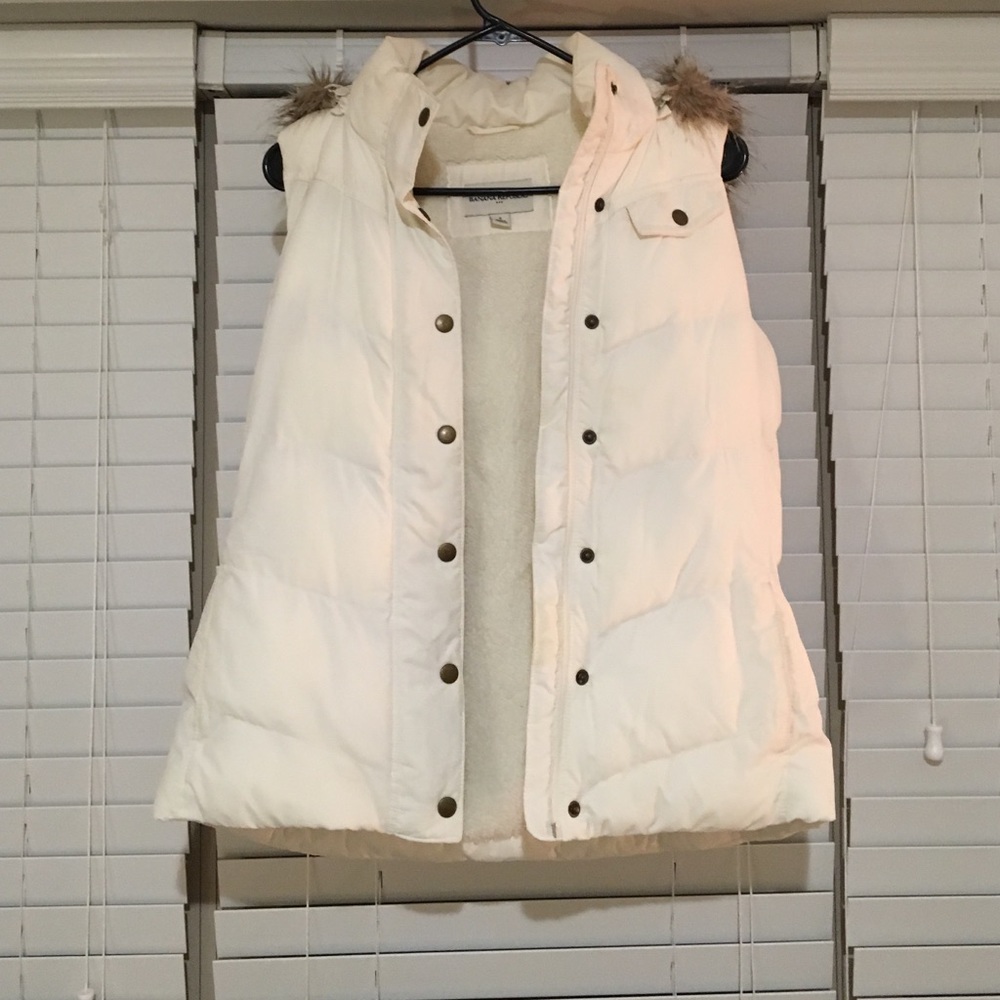 Banana Republic Fur Vest